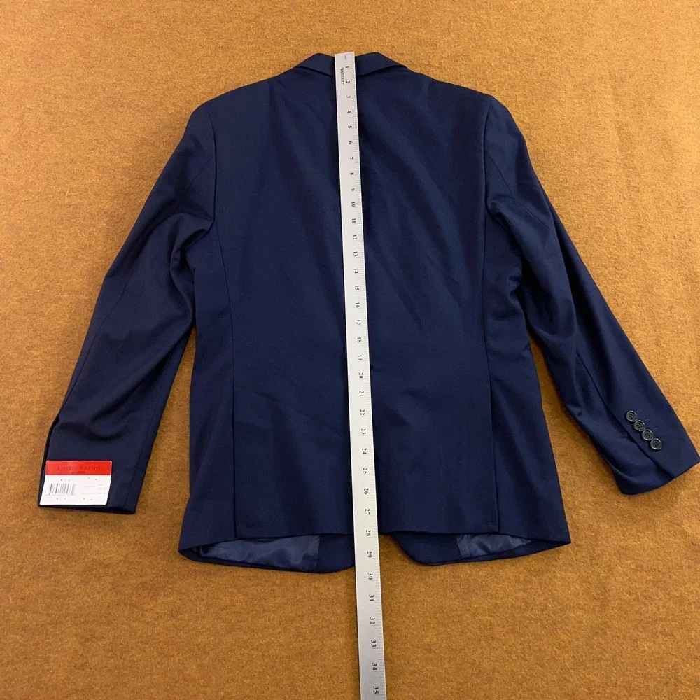 Empire Trend Mens 38S Blue Infinite Stretch Slim Fit Blazer Sport Coat NWT